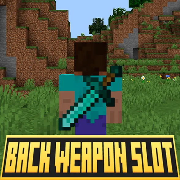 Back Weapon Slot Mod paraa Minecraft 1.20.1, 1.19.2 y 1.18.2