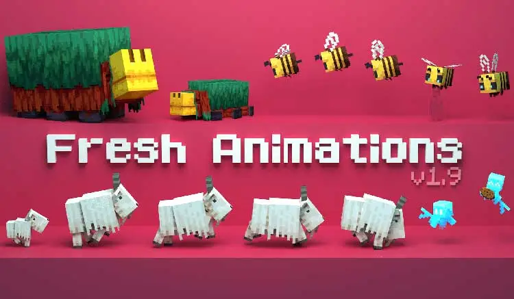 Fresh Animations Texture Pack para Minecraft 1.20, 1.19 y 1.16