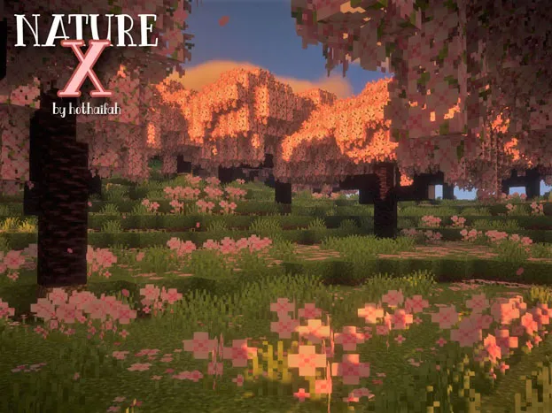 Nature X Pack Textura para Minecraft 1.20, 1.19, 1.17 y 1.16